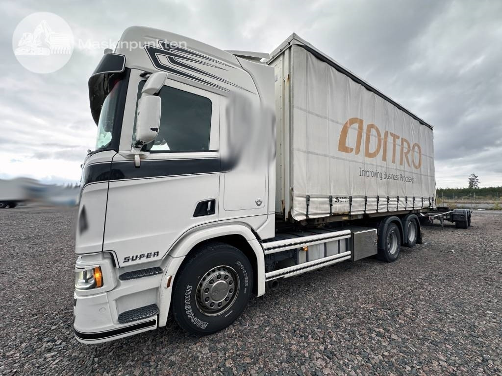 Scania R 580  - Camion porte-conteneur/ Caisse mobile: photos 2 Scania R 580  - Camion porte-conteneur/ Caisse mobile: photos 2