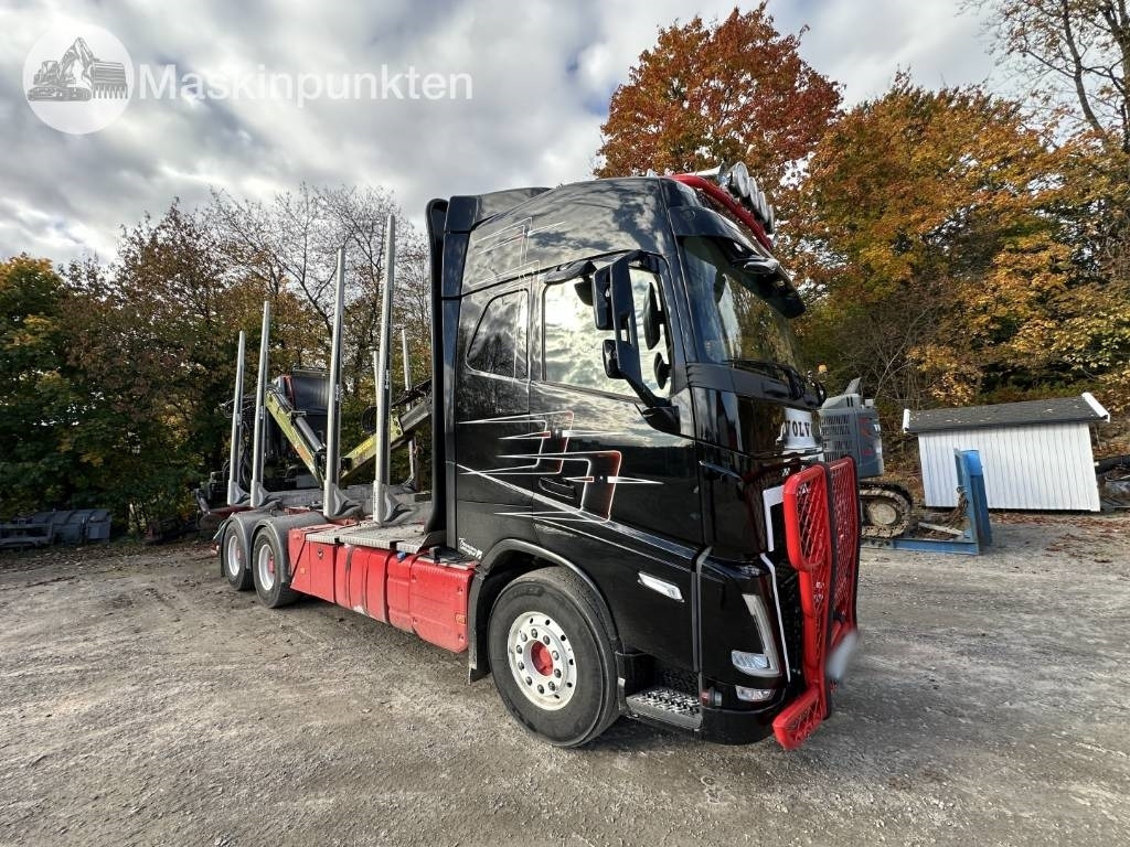 Volvo FH 64 R Timmerbil med kran  - Camion grumier: photos 3 Volvo FH 64 R Timmerbil med kran  - Camion grumier: photos 3