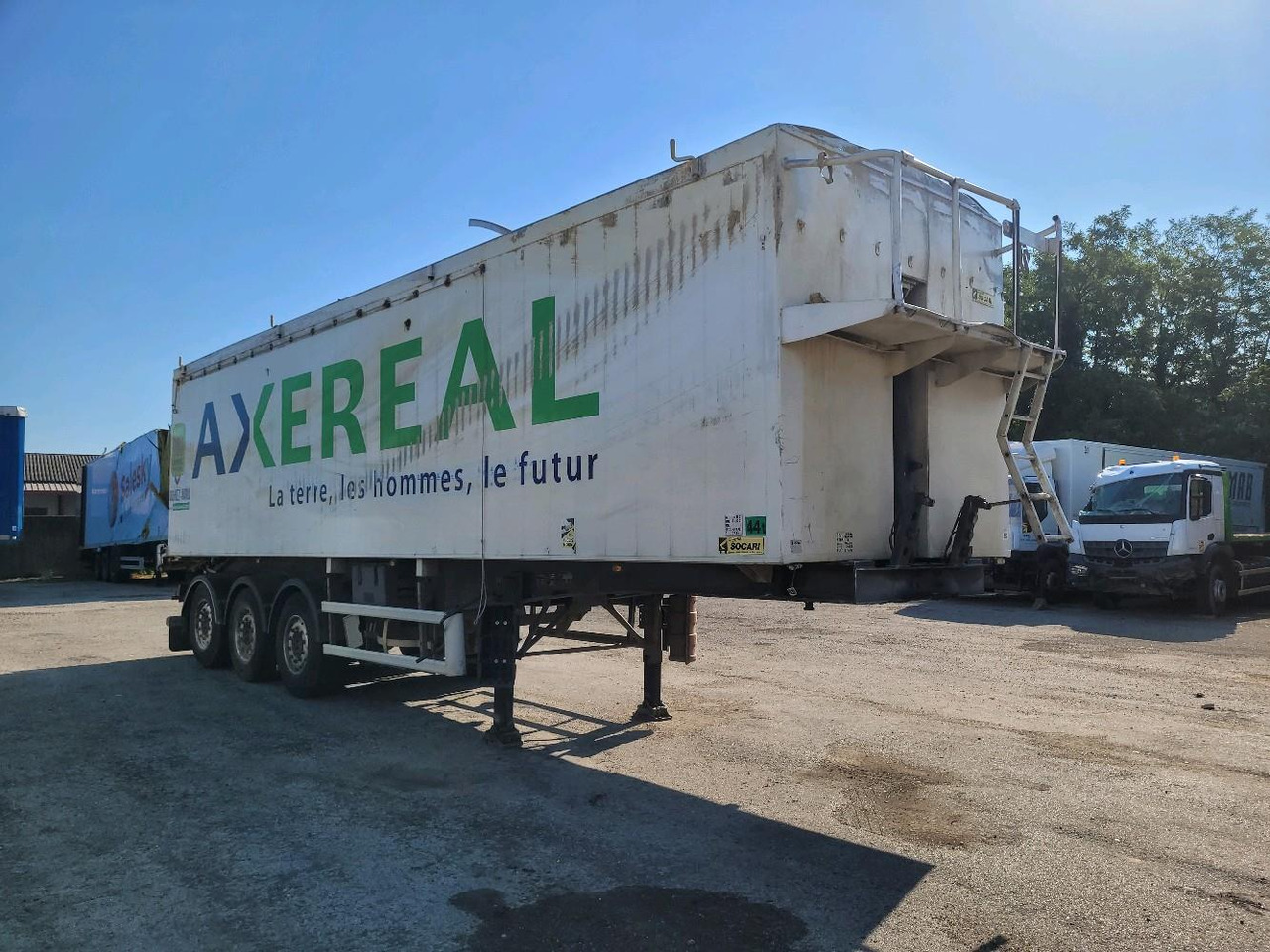 SAMRO ST3310 3 ESSIEUX - Semi-remorque benne: photos 2 SAMRO ST3310 3 ESSIEUX - Semi-remorque benne: photos 2