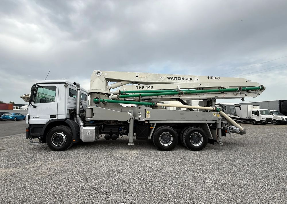Mercedes-Benz ACTROS 2636 6X4 36 M WAITZINGER - Camion pompe: photos 4 Mercedes-Benz ACTROS 2636 6X4 36 M WAITZINGER - Camion pompe: photos 4