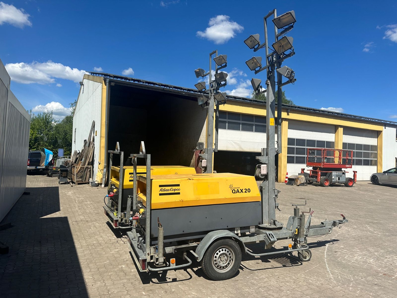 Atlas Copco QAX20 Generator / Lichtgiraffe / TÜV 02/2026 - Groupe électrogène: photos 3 Atlas Copco QAX20 Generator / Lichtgiraffe / TÜV 02/2026 - Groupe électrogène: photos 3