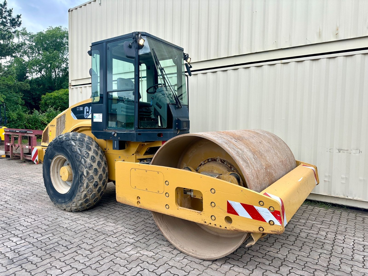CAT CS56 / 3.782 H / Deutsche Maschine - Compacteur à pieds de mouton/ Monocylindre: photos 4 CAT CS56 / 3.782 H / Deutsche Maschine - Compacteur à pieds de mouton/ Monocylindre: photos 4