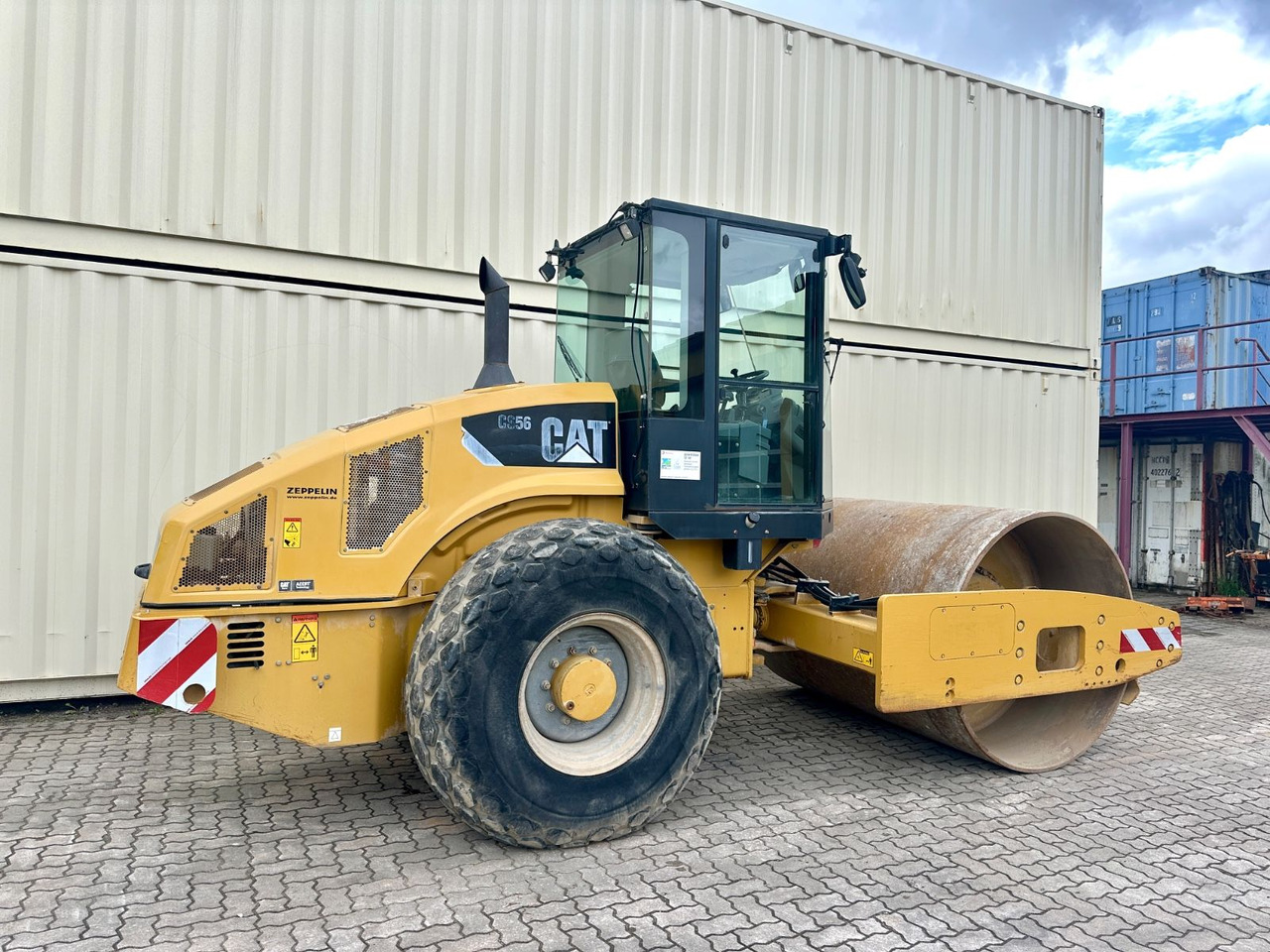 CAT CS56 / 3.782 H / Deutsche Maschine - Compacteur à pieds de mouton/ Monocylindre: photos 5 CAT CS56 / 3.782 H / Deutsche Maschine - Compacteur à pieds de mouton/ Monocylindre: photos 5