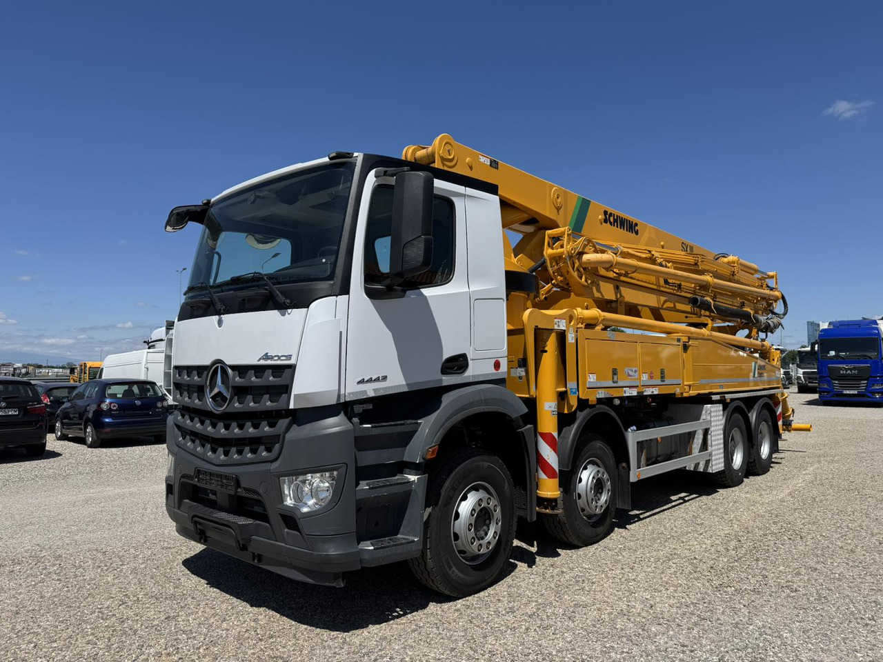 MERCEDES-BENZ AROCS 4442 SCHWING S43SX - Camion pompe: photos 3 MERCEDES-BENZ AROCS 4442 SCHWING S43SX - Camion pompe: photos 3
