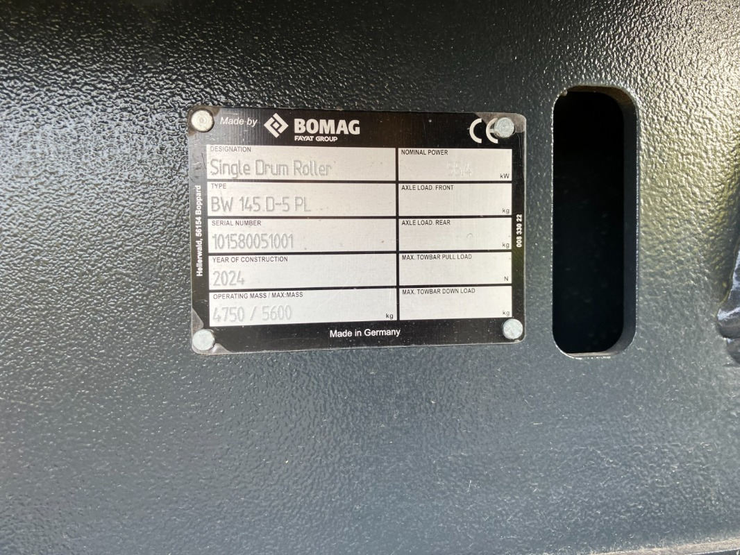BOMAG DE BW 145 D-5 PL - Compacteur: photos 2 BOMAG DE BW 145 D-5 PL - Compacteur: photos 2