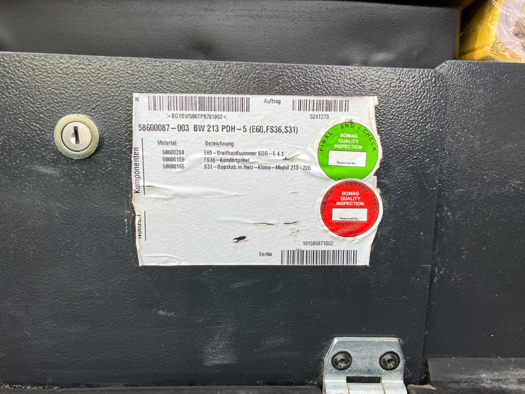 BOMAG DE BW 213 PDH-5 Stage V/Tier 4f - Compacteur: photos 3 BOMAG DE BW 213 PDH-5 Stage V/Tier 4f - Compacteur: photos 3