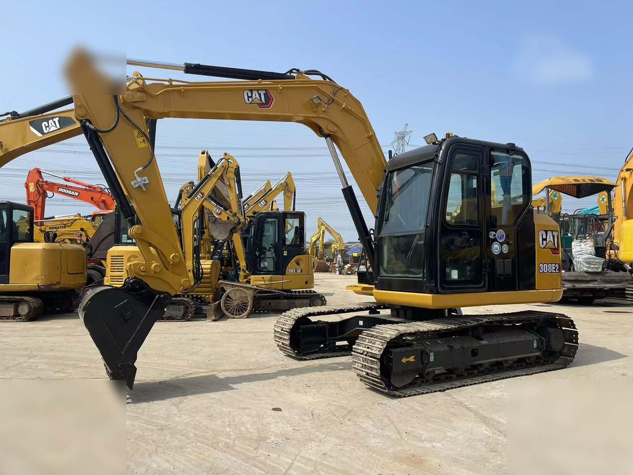 CATERPILLAR 308E2 - Pelle sur chenille: photos 3 CATERPILLAR 308E2 - Pelle sur chenille: photos 3