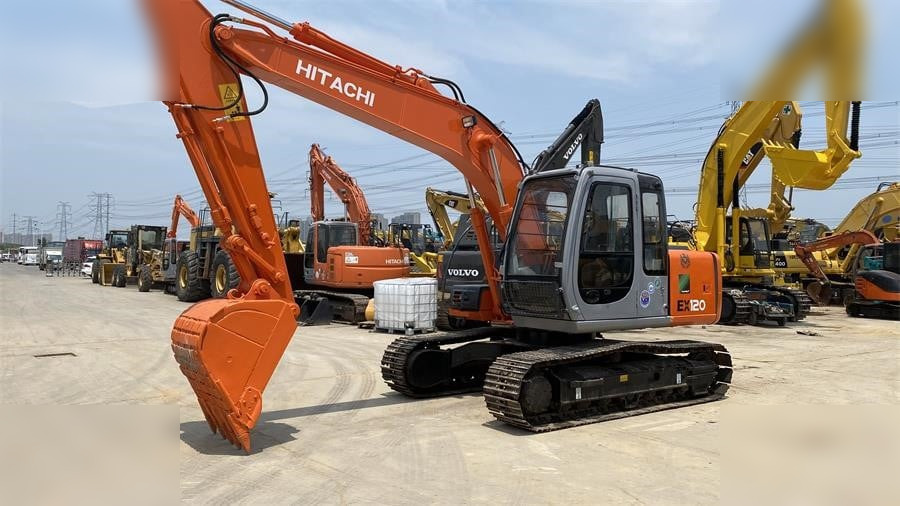HITACHI EX120 - Pelle sur chenille: photos 2 HITACHI EX120 - Pelle sur chenille: photos 2