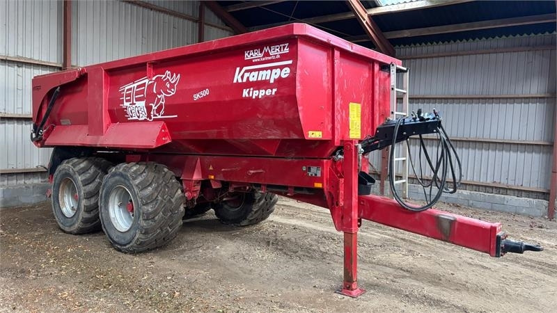 Krampe SK 550 Entreprenørvogn med Hardox kasse SK 500 - Benne agricole: photos 2 Krampe SK 550 Entreprenørvogn med Hardox kasse SK 500 - Benne agricole: photos 2