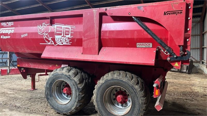 Krampe SK 550 Entreprenørvogn med Hardox kasse SK 500 - Benne agricole: photos 3 Krampe SK 550 Entreprenørvogn med Hardox kasse SK 500 - Benne agricole: photos 3