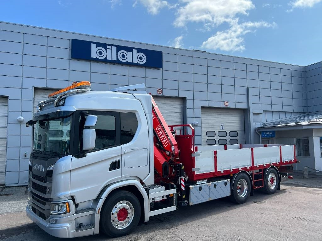 Scania G 360 6x2*4 Brädgårdsbil - Camion grue: photos 1 Scania G 360 6x2*4 Brädgårdsbil - Camion grue: photos 1