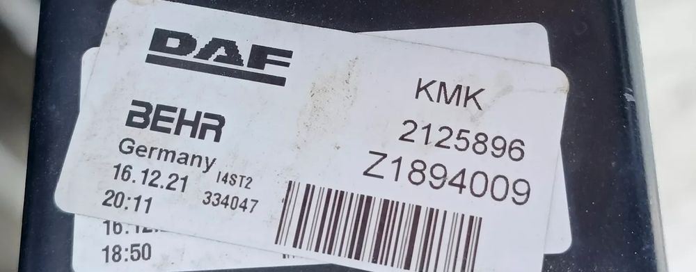 DAF XF 106 EURO 6 CHŁODNICA WODY NOWA 2125896 - Système de refroidissement: photos 3 DAF XF 106 EURO 6 CHŁODNICA WODY NOWA 2125896 - Système de refroidissement: photos 3