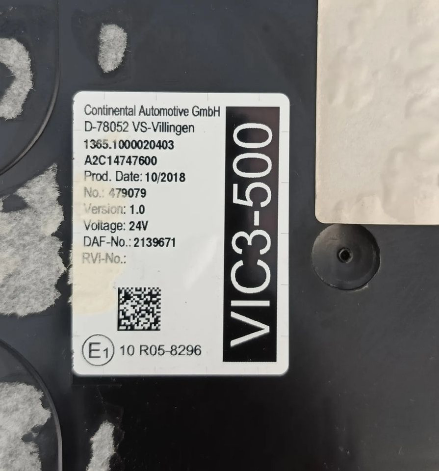 DAF XF 106 EURO 6 MX13 KOMPUTER STEROWNIK MODUŁ VIC3-500 2137691 - Bloc de gestion pour Camion: photos 2 DAF XF 106 EURO 6 MX13 KOMPUTER STEROWNIK MODUŁ VIC3-500 2137691 - Bloc de gestion pour Camion: photos 2