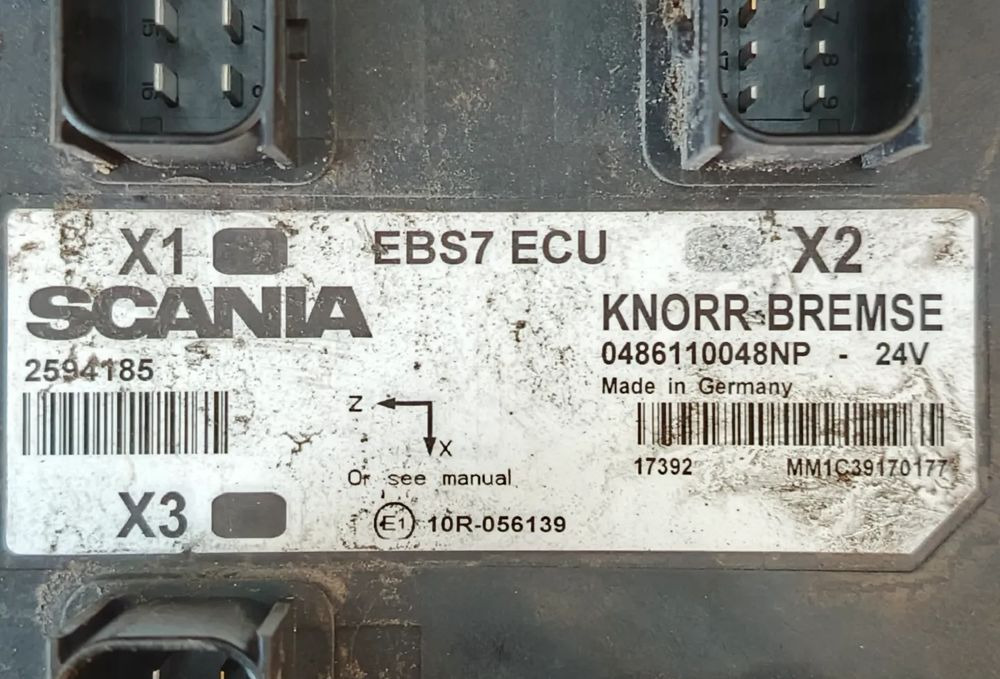SCANIA R S STEROWNIK KOMPUTER MODUŁ EBS7 2594185 - Bloc de gestion pour Camion: photos 2 SCANIA R S STEROWNIK KOMPUTER MODUŁ EBS7 2594185 - Bloc de gestion pour Camion: photos 2