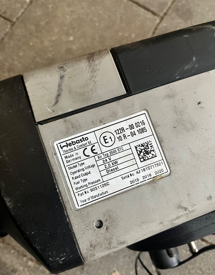 Webasto Airtop 2000 STC ogrzewanie postojowe - Chauffage/ Ventilation pour Camion: photos 2 Webasto Airtop 2000 STC ogrzewanie postojowe - Chauffage/ Ventilation pour Camion: photos 2