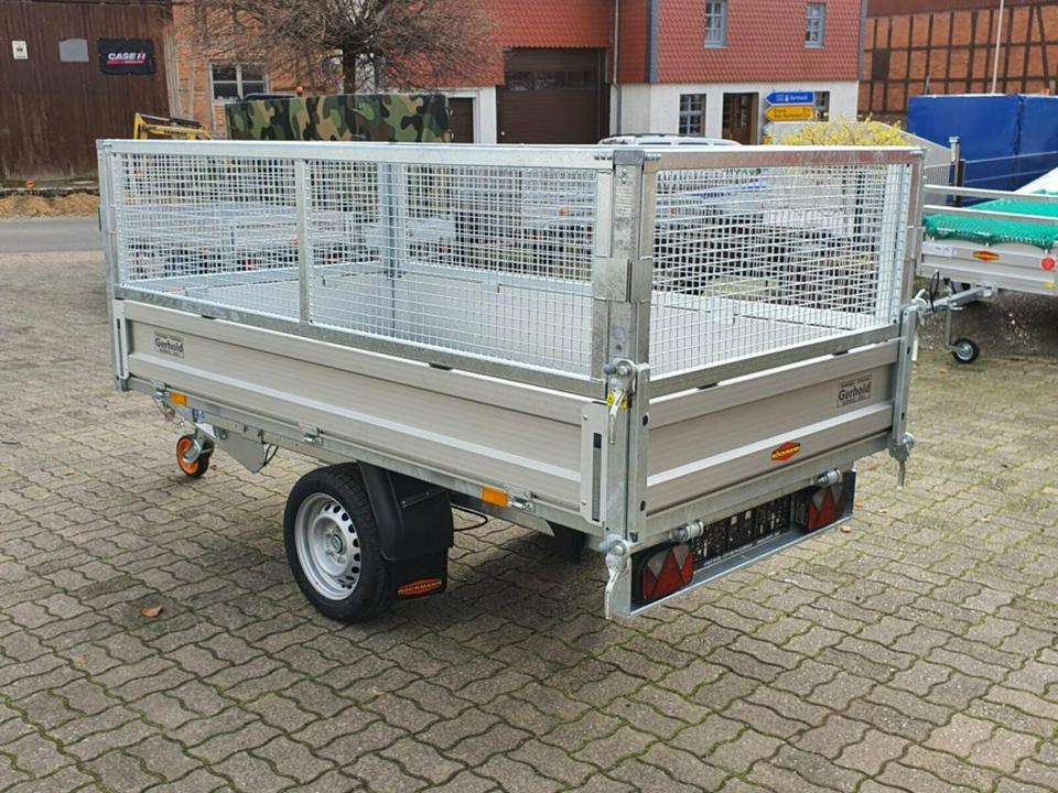 Böckmann PKW-Anhänger Rückwärtskipper, 1,5to, Gitter - Remorque benne: photos 4 Böckmann PKW-Anhänger Rückwärtskipper, 1,5to, Gitter - Remorque benne: photos 4