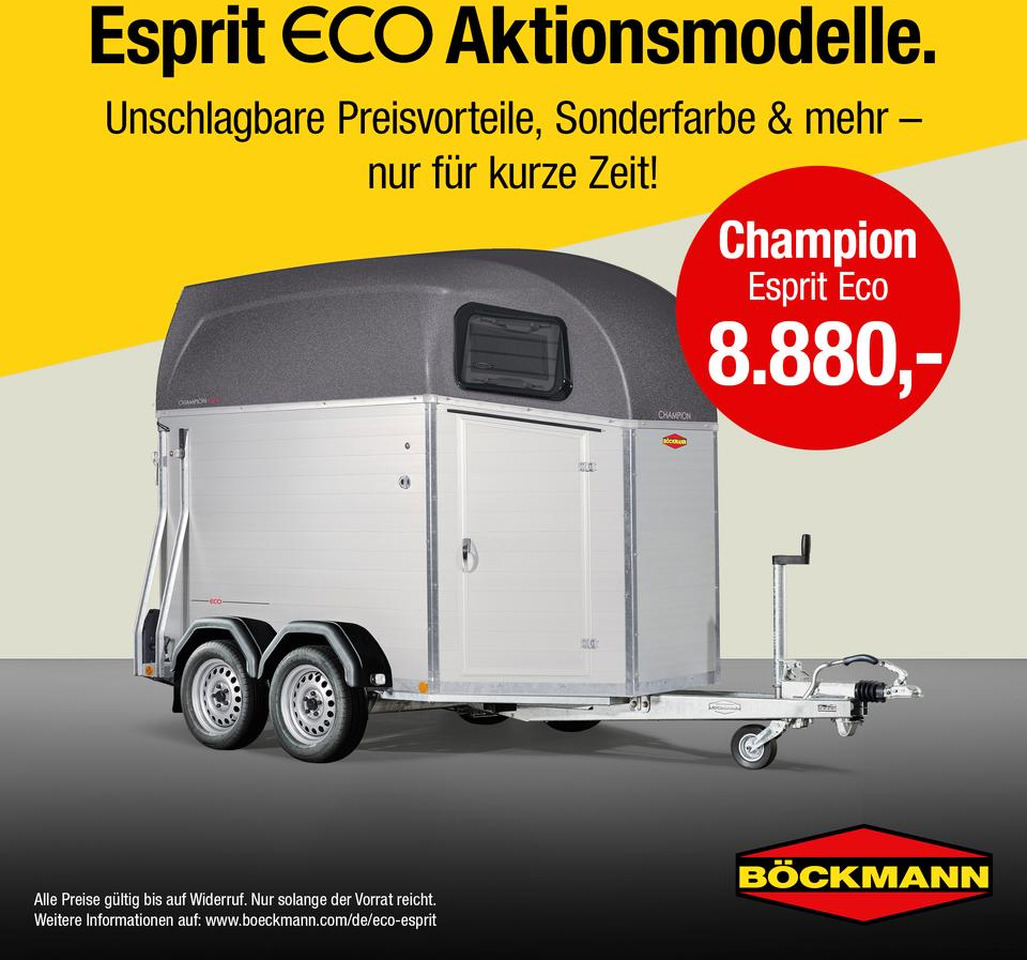 Böckmann Pferdeanhänger Champion Esprit ECO Sattelkammer - Van chevaux: photos 1 Böckmann Pferdeanhänger Champion Esprit ECO Sattelkammer - Van chevaux: photos 1