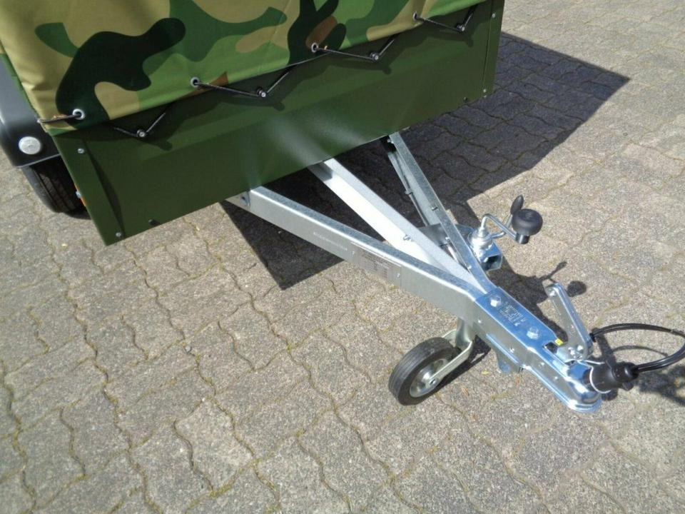 TPV PKW-Anhänger Plane und Spriegel 750 kg, Camouflage - Remorque voiture: photos 3 TPV PKW-Anhänger Plane und Spriegel 750 kg, Camouflage - Remorque voiture: photos 3