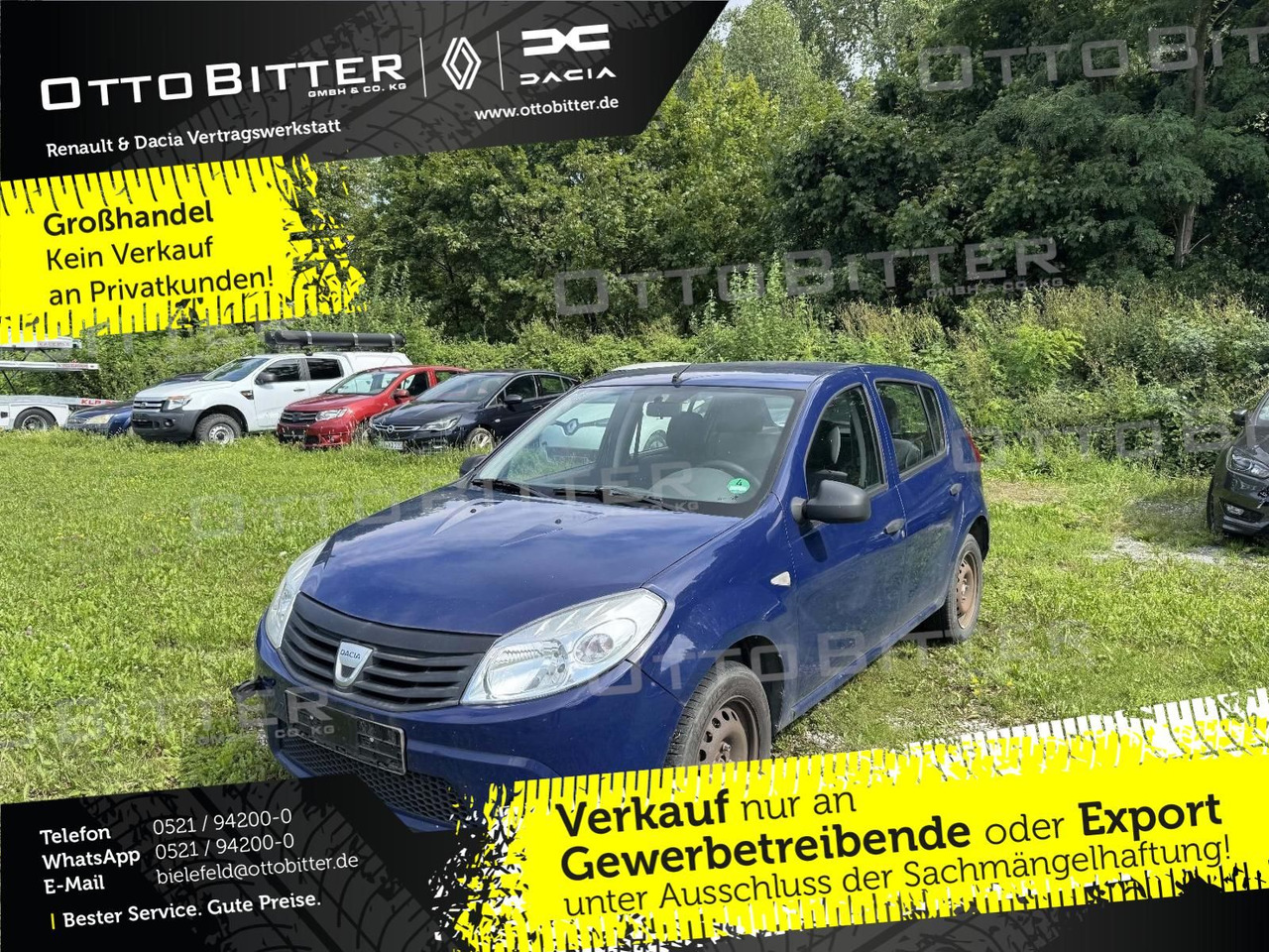 Dacia Sandero 1.4 +ZAHNRIEMEN GERISSEN+ - Voiture: photos 1 Dacia Sandero 1.4 +ZAHNRIEMEN GERISSEN+ - Voiture: photos 1