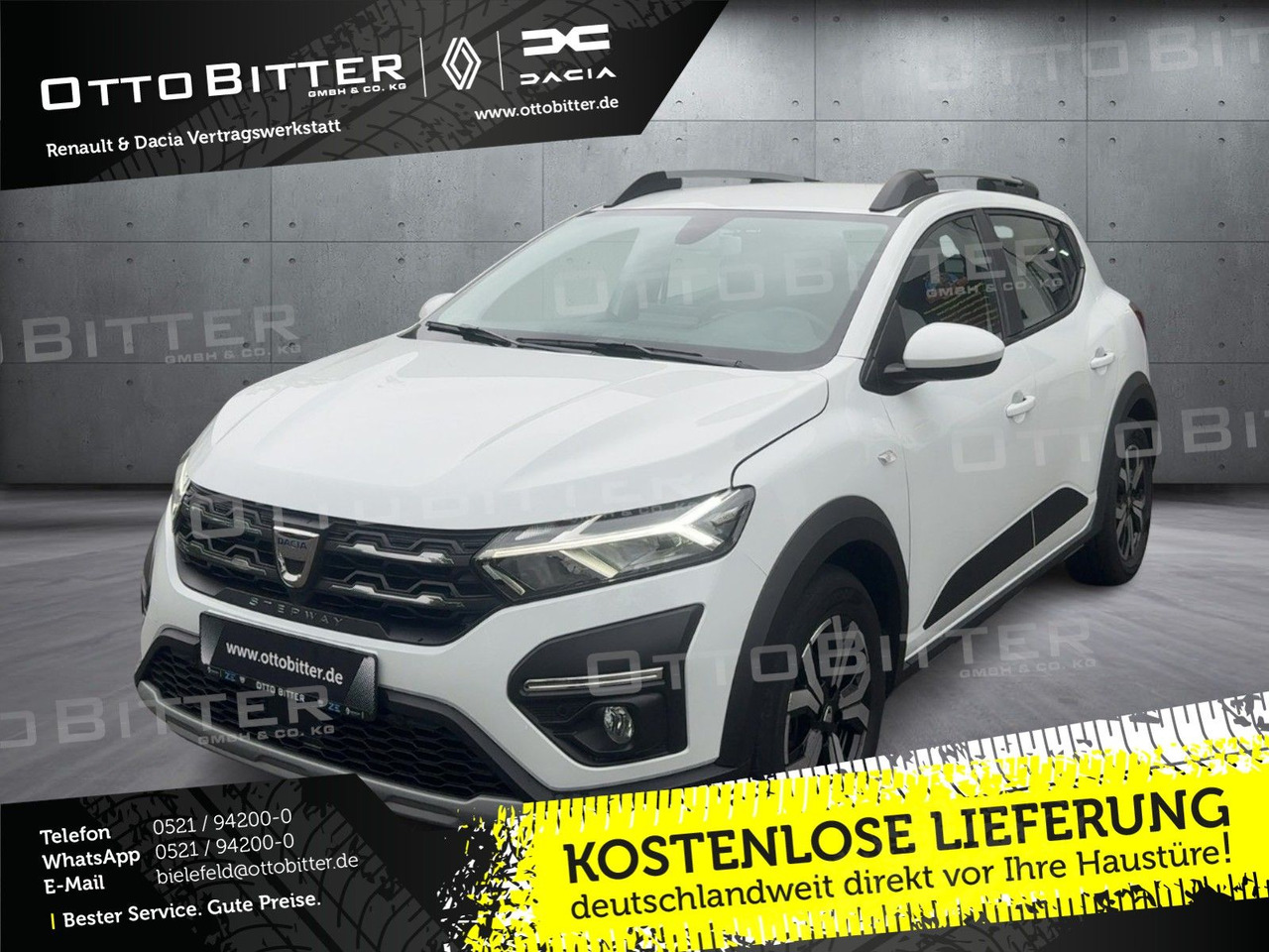 Dacia Sandero Stepway Comfort TCe90 ALU/KAMERA/NAVI - Berline: photos 1 Dacia Sandero Stepway Comfort TCe90 ALU/KAMERA/NAVI - Berline: photos 1