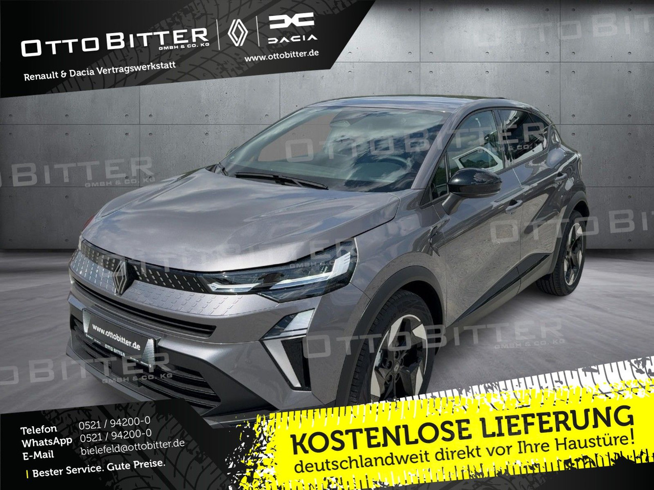 SUV Renault Captur Techno Mild Hybrid 160 EDC WINTER-PAKET: photos 1