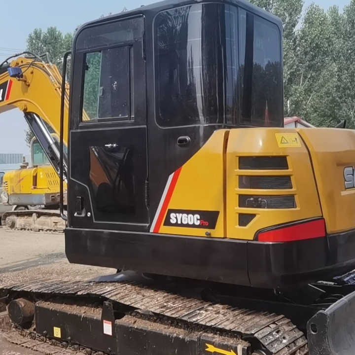 China Brand Used Sany Sy60c Mini Excavator 6ton Crawler Earth Digger Machine for Sale - Mini pelle: photos 5 China Brand Used Sany Sy60c Mini Excavator 6ton Crawler Earth Digger Machine for Sale - Mini pelle: photos 5