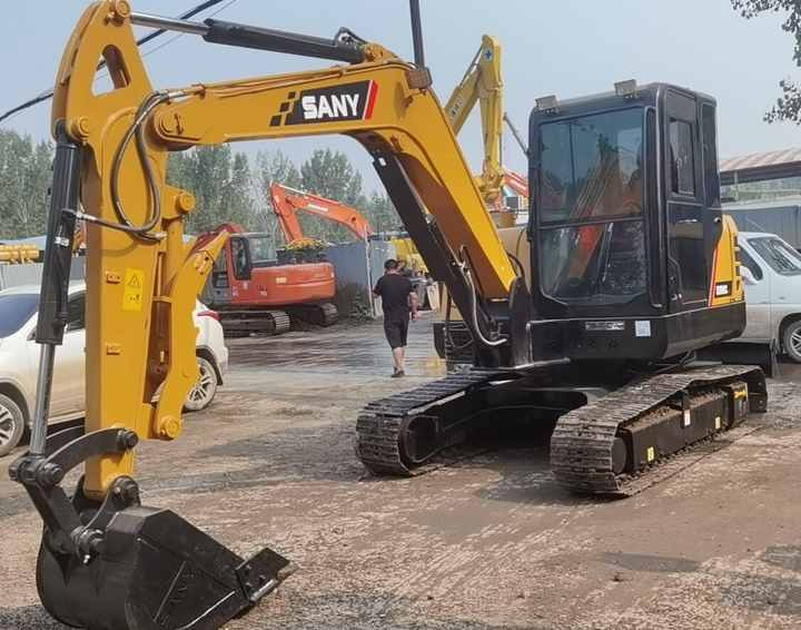 China Brand Used Sany Sy60c Mini Excavator 6ton Crawler Earth Digger Machine for Sale - Mini pelle: photos 2 China Brand Used Sany Sy60c Mini Excavator 6ton Crawler Earth Digger Machine for Sale - Mini pelle: photos 2