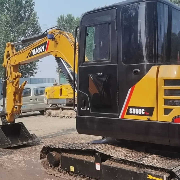 China Brand Used Sany Sy60c Mini Excavator 6ton Crawler Earth Digger Machine for Sale - Mini pelle: photos 1 China Brand Used Sany Sy60c Mini Excavator 6ton Crawler Earth Digger Machine for Sale - Mini pelle: photos 1