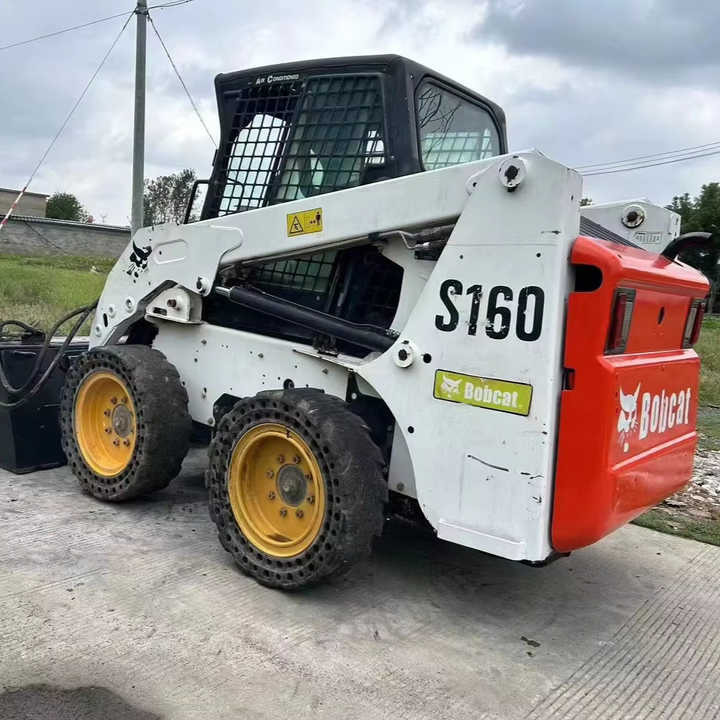 Mini chargeuse USED BOBCAT S160 Skid-steer Loader with Very Good Performance Is for Sale at a Low Price.: photos 1