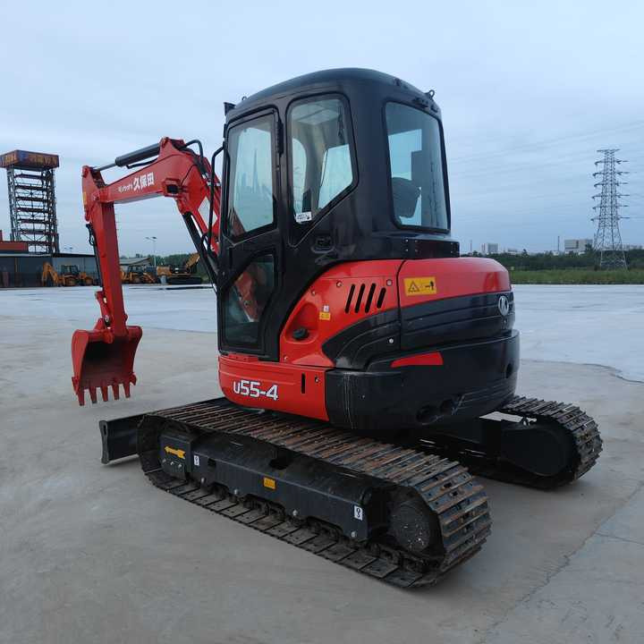 Used Heavy Construction Equipment Kubota U55-4 Excavator Used Machine - Pelle sur chenille: photos 3 Used Heavy Construction Equipment Kubota U55-4 Excavator Used Machine - Pelle sur chenille: photos 3