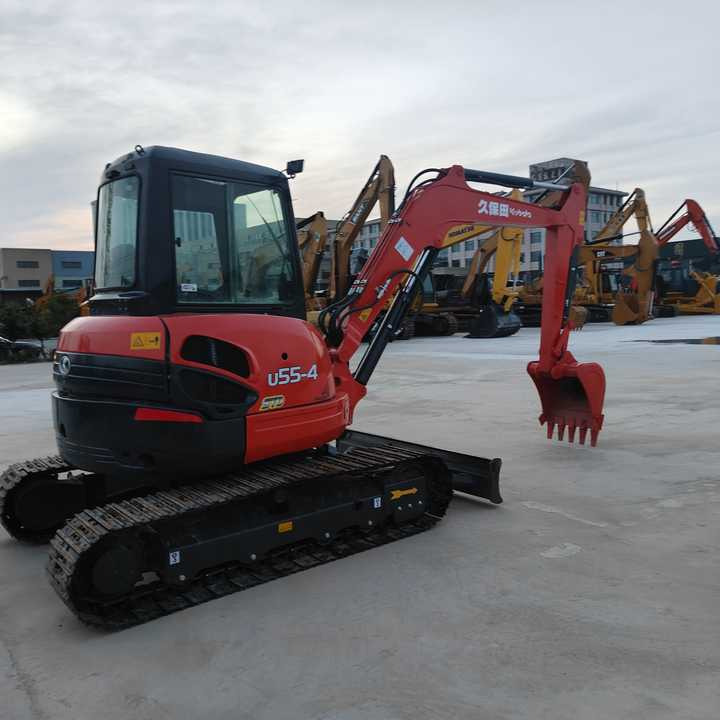 Used Heavy Construction Equipment Kubota U55-4 Excavator Used Machine - Pelle sur chenille: photos 5 Used Heavy Construction Equipment Kubota U55-4 Excavator Used Machine - Pelle sur chenille: photos 5