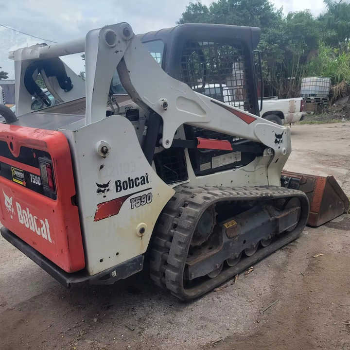 Bobcat Brand T590 Used Machine Skid Loader Hot Sale - Chargeuse sur pneus: photos 1 Bobcat Brand T590 Used Machine Skid Loader Hot Sale - Chargeuse sur pneus: photos 1