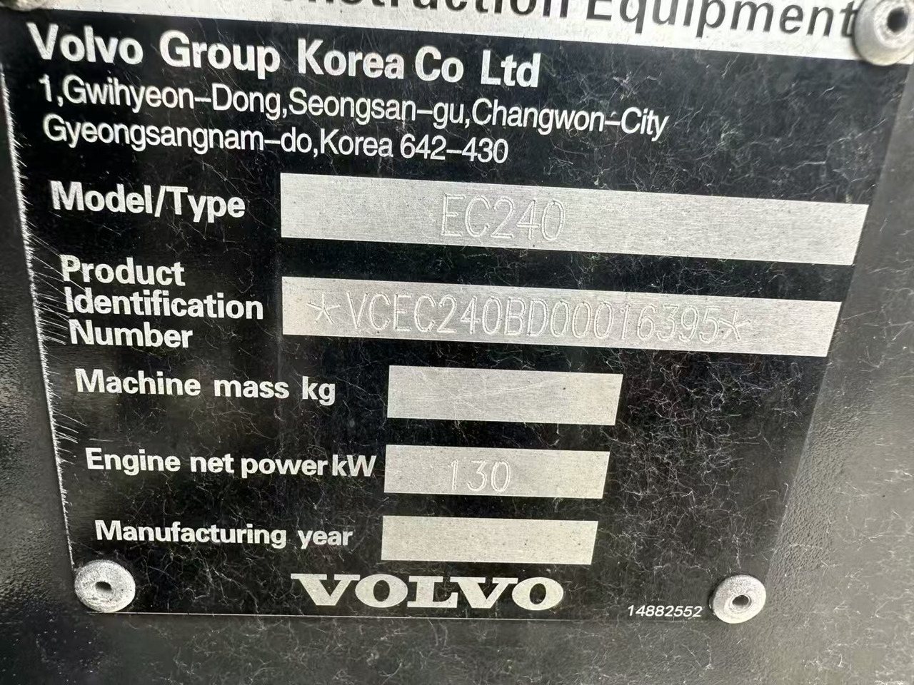 Pelle VOLVO EC240: photos 18