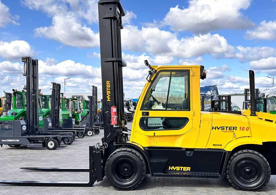 Hyster HYSTER H10.0 FT9 / FORKS 2200MM / POSITIONER / SIDE SHIFT / VALID UDT / 5500MM - Chariot élévateur diesel: photos 4 Hyster HYSTER H10.0 FT9 / FORKS 2200MM / POSITIONER / SIDE SHIFT / VALID UDT / 5500MM - Chariot élévateur diesel: photos 4