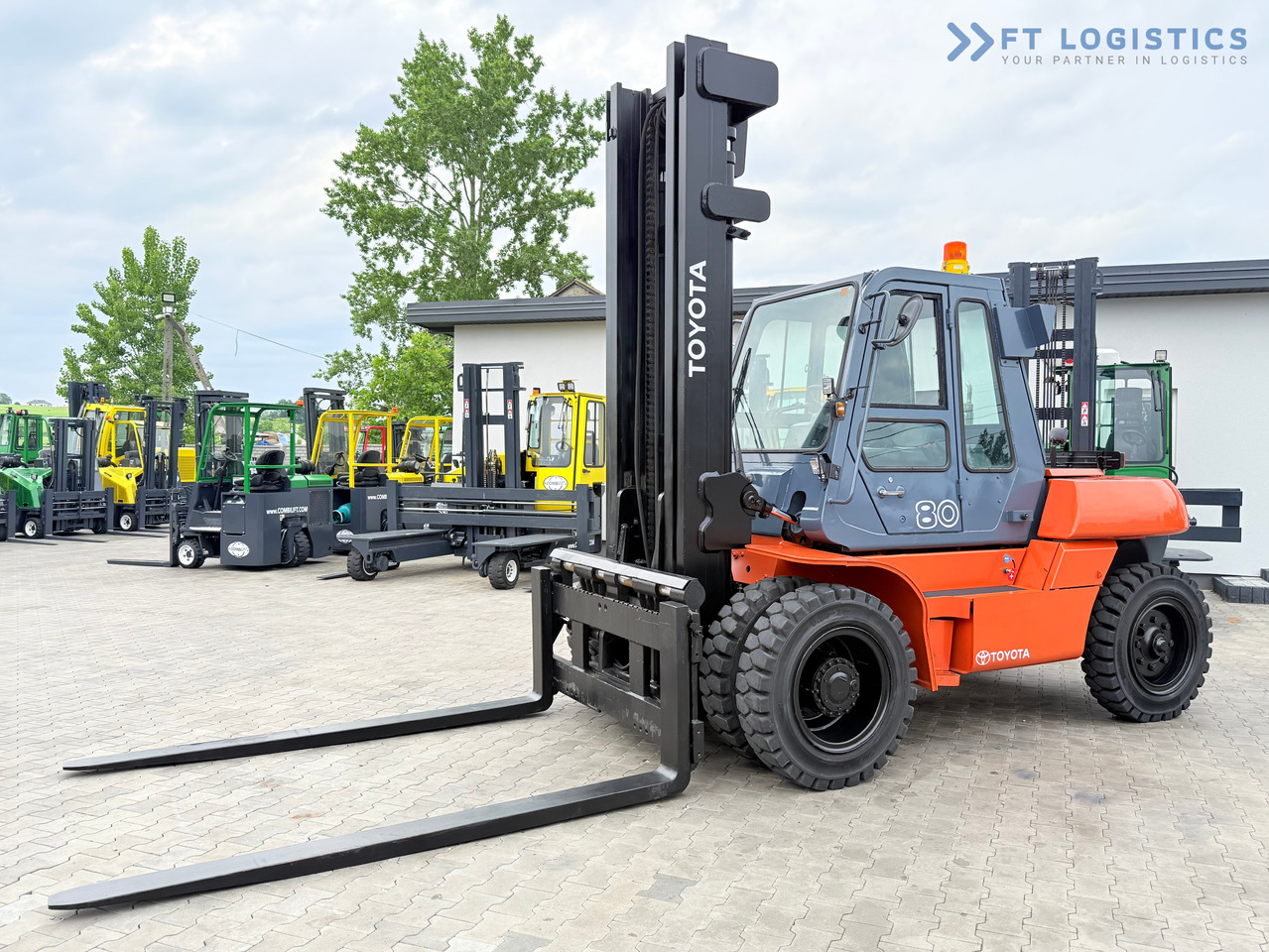 TOYOTA 60-5FD80 / DIESEL / DUPLEX - 4500MM / NEW TYRES / HEATED CABIN / 8 TON / UDT / EXCELLENT CONDITION - Chariot élévateur diesel: photos 1 TOYOTA 60-5FD80 / DIESEL / DUPLEX - 4500MM / NEW TYRES / HEATED CABIN / 8 TON / UDT / EXCELLENT CONDITION - Chariot élévateur diesel: photos 1