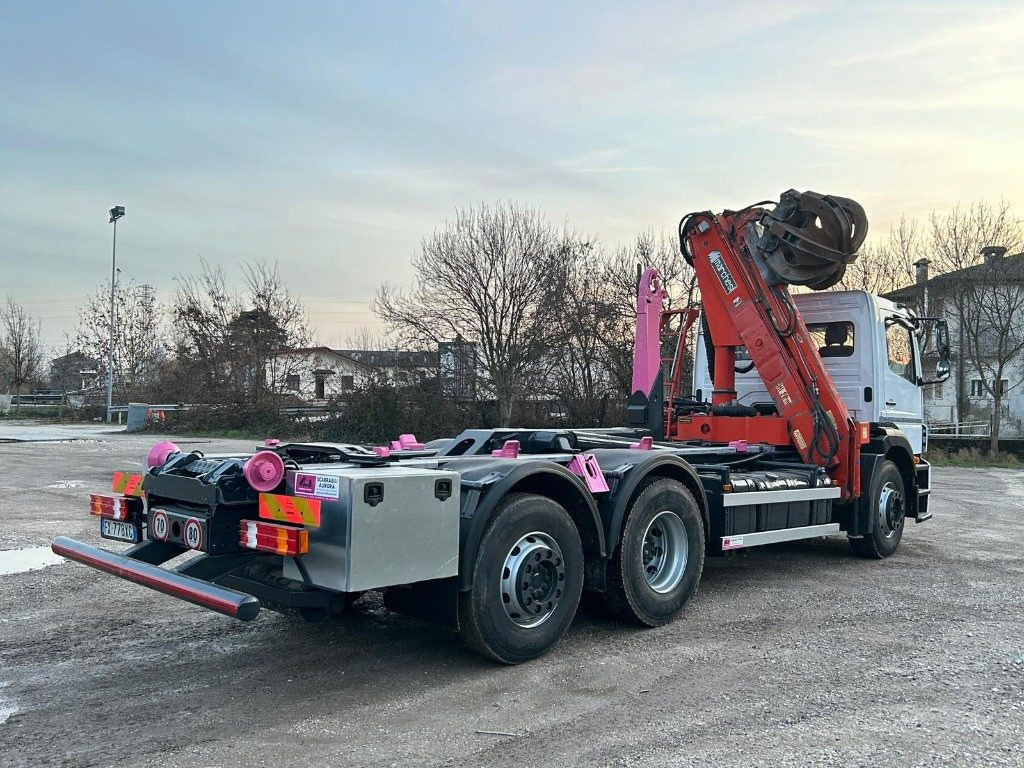 Camion ampliroll MERCEDES-BENZ MERCEDES AXOR 2533 SCARRABILE CON GRU E POLIPO: photos 7