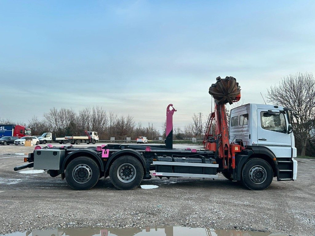 Camion ampliroll MERCEDES-BENZ MERCEDES AXOR 2533 SCARRABILE CON GRU E POLIPO: photos 6