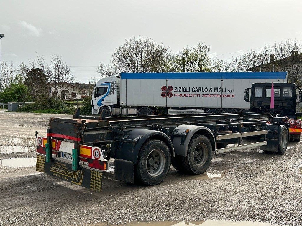 Remorque ampliroll/ Multibenne ZORZI RIMORCHIO ZORZI 26R070 SCARRABILE BALESTRATO: photos 7