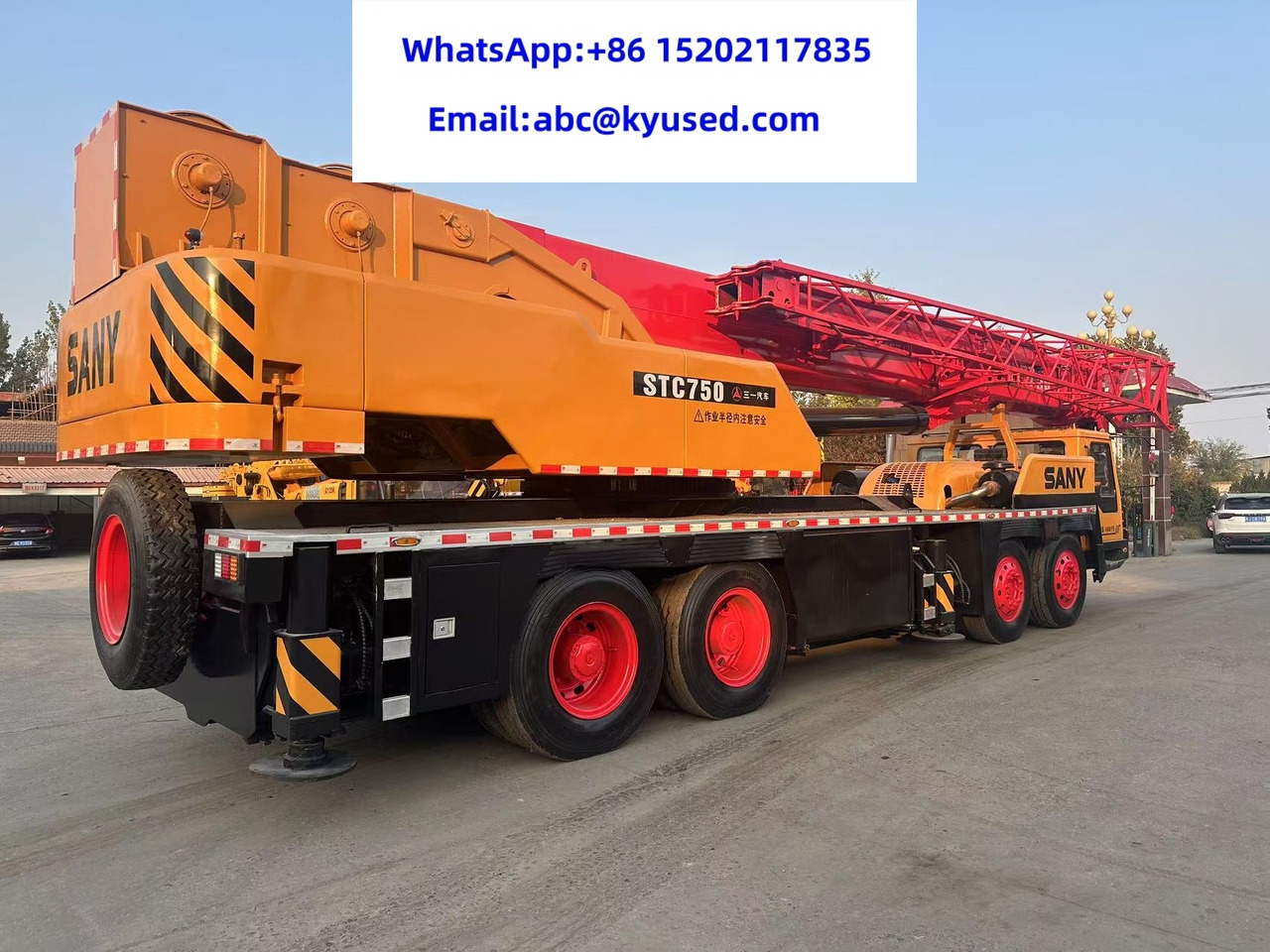 SANY STC750 STC800 STC900 STC1000 STC1100 STC1300 75T 80T 90T 100T 110T 130TON - Grue mobile: photos 4 SANY STC750 STC800 STC900 STC1000 STC1100 STC1300 75T 80T 90T 100T 110T 130TON - Grue mobile: photos 4