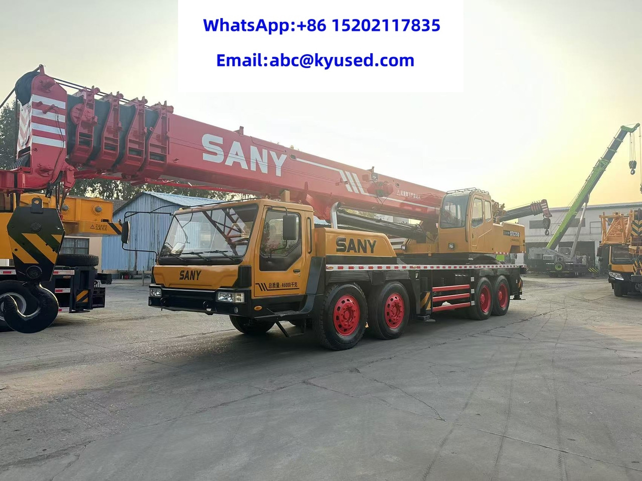 SANY STC750 STC800 STC900 STC1000 STC1100 STC1300 75T 80T 90T 100T 110T 130TON - Grue mobile: photos 1 SANY STC750 STC800 STC900 STC1000 STC1100 STC1300 75T 80T 90T 100T 110T 130TON - Grue mobile: photos 1