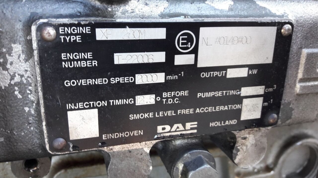 DAF XF280M DAF XF 95 - Moteur pour Camion: photos 3 DAF XF280M DAF XF 95 - Moteur pour Camion: photos 3