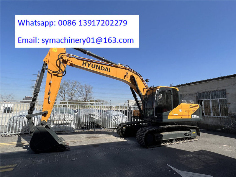 Hyundai Robex 220-9S - Pelle sur chenille: photos 1 Hyundai Robex 220-9S - Pelle sur chenille: photos 1