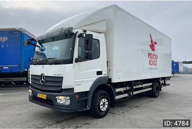 Mercedes-Benz Atego 1218 Day Cab, Euro 5, BDF / Automatic / standklima / DHOLLANDIA 2000KG - Camion porte-conteneur/ Caisse mobile: photos 1 Mercedes-Benz Atego 1218 Day Cab, Euro 5, BDF / Automatic / standklima / DHOLLANDIA 2000KG - Camion porte-conteneur/ Caisse mobile: photos 1
