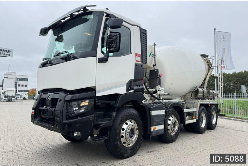 Renault C480 Day Cab, Euro 6, 8x4 / Full steel / 9m3 / TOP!! - Camion malaxeur: photos 1 Renault C480 Day Cab, Euro 6, 8x4 / Full steel / 9m3 / TOP!! - Camion malaxeur: photos 1