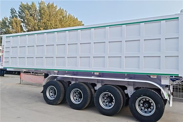 TITAN 4 Axle 80 Ton Dump Semi Trailer for Sale In Cameroon - Semi-remorque benne: photos 2 TITAN 4 Axle 80 Ton Dump Semi Trailer for Sale In Cameroon - Semi-remorque benne: photos 2
