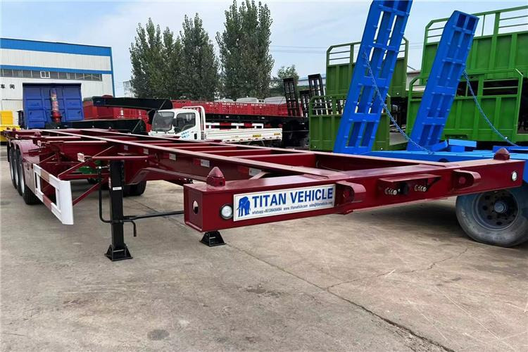 TITAN 40ft Skeleton Trailer Price for Sale In Guyana - Semi-remorque châssis: photos 2 TITAN 40ft Skeleton Trailer Price for Sale In Guyana - Semi-remorque châssis: photos 2