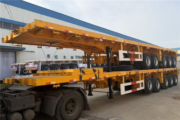 TITAN 5 Axle 13M Flatbed Trailer Price for Sale In Zimbabwe - Semi-remorque plateau: photos 4 TITAN 5 Axle 13M Flatbed Trailer Price for Sale In Zimbabwe - Semi-remorque plateau: photos 4