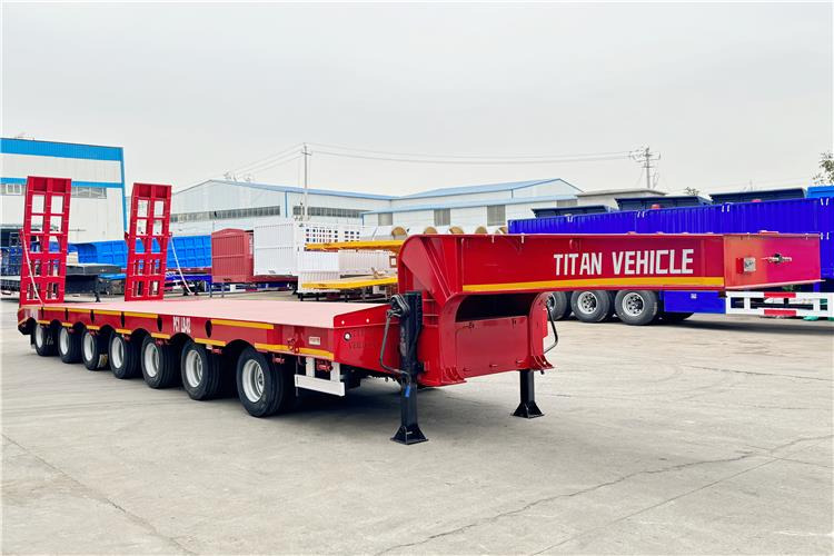 TITAN 7 Axle 120 Ton Lowbed Trailer for Sale In Saudi Arabia - Semi-remorque surbaissé: photos 1 TITAN 7 Axle 120 Ton Lowbed Trailer for Sale In Saudi Arabia - Semi-remorque surbaissé: photos 1