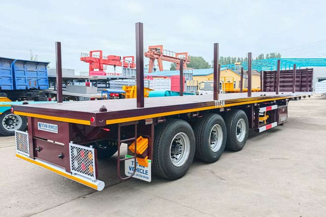 TITAN New 3 Axle Flatbed Trailers for Sale in Malawi - Semi-remorque plateau: photos 2 TITAN New 3 Axle Flatbed Trailers for Sale in Malawi - Semi-remorque plateau: photos 2