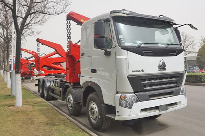 XCMG 37 Ton Side Loader Truck for Sale in Mexico - Camion porte-conteneur/ Caisse mobile: photos 4 XCMG 37 Ton Side Loader Truck for Sale in Mexico - Camion porte-conteneur/ Caisse mobile: photos 4